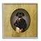 Stupell Industries Funny Black Dog Wearing Suit Framed Giclee Art